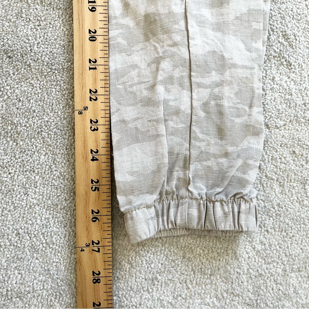 ATHLETA CABO TIDE LINEN JOGGER SIZE 4 STYLISH ATHLEISURE CASUAL COOL VACATION - Picture 9 of 10